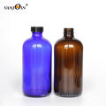 Vanjoin Refillable 8oz 16oz 32oz Essential Massage Oil Glass Shampoo Round Glass Bottle Lotion Bottles With Pump Best Packaging